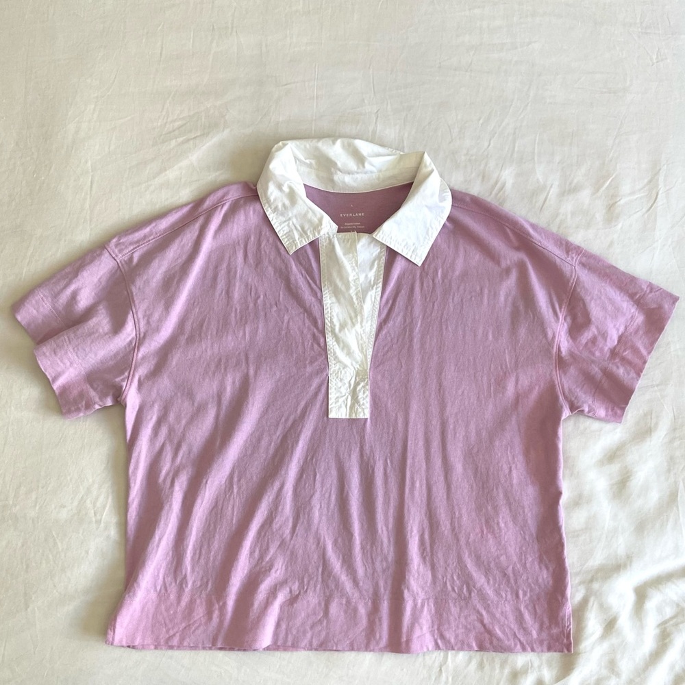 EVERLANE The Retro Jersey Polo, L